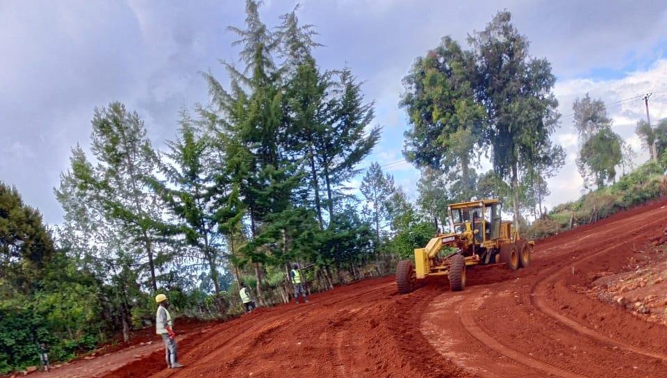KISIP 2 road formation and grading works
