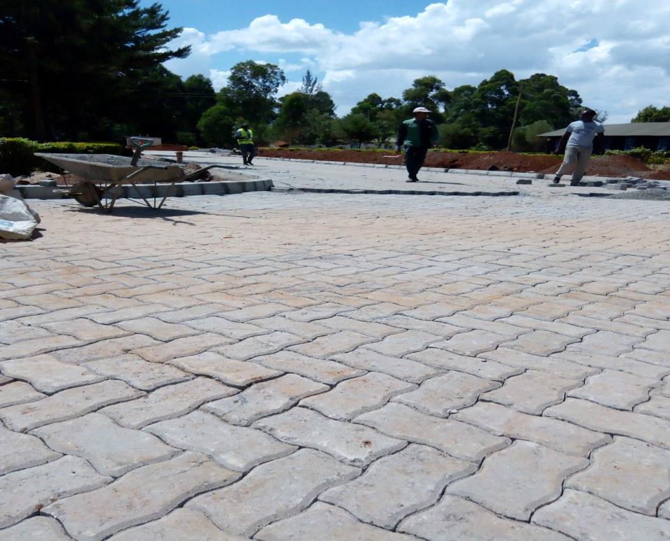RTS Department of Defence cabro paving works