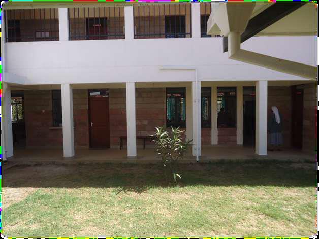 Completed institutional classroom and administration block